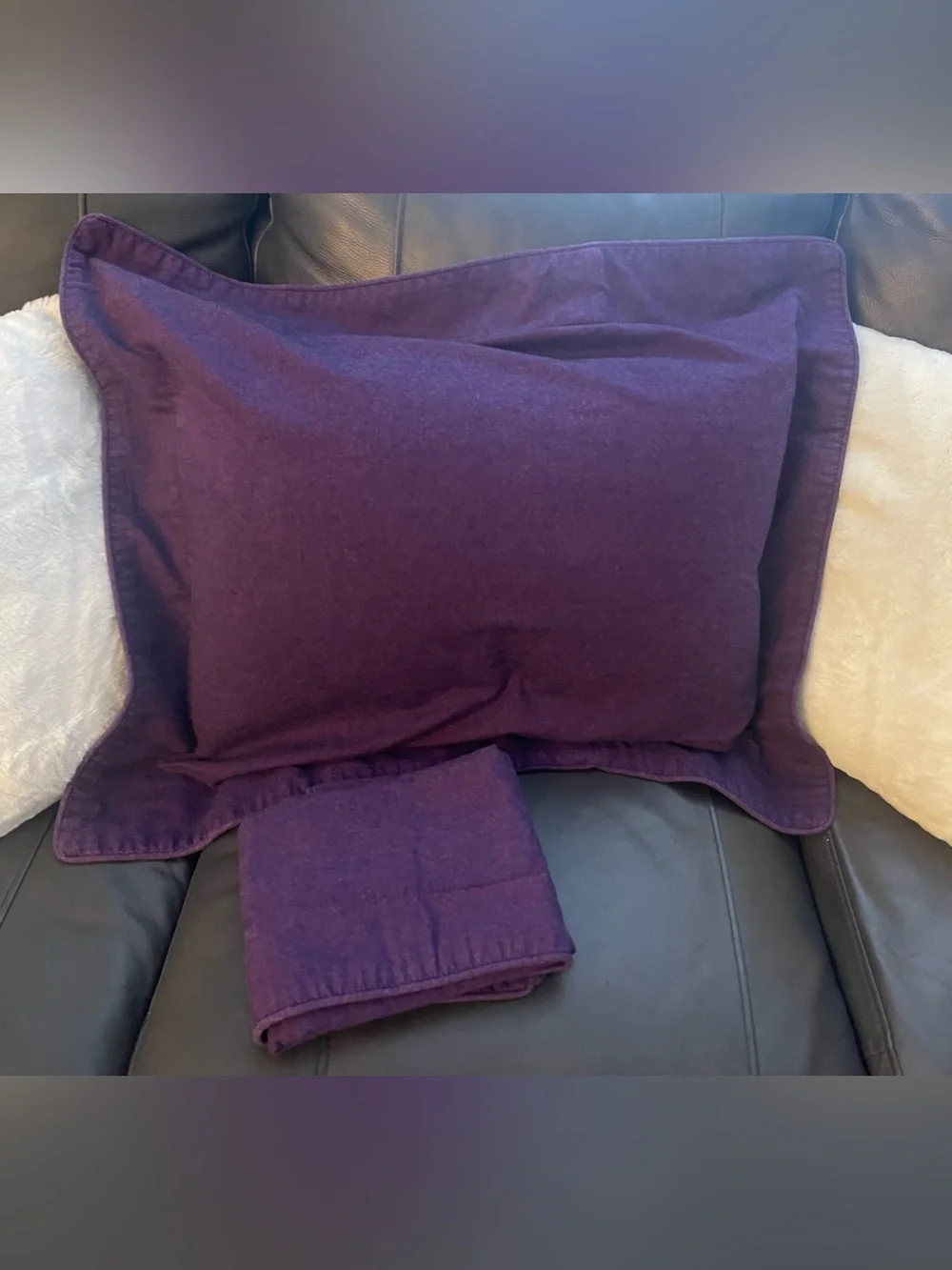 Alexander Julian Deep Purple Cotton Pillow Shams